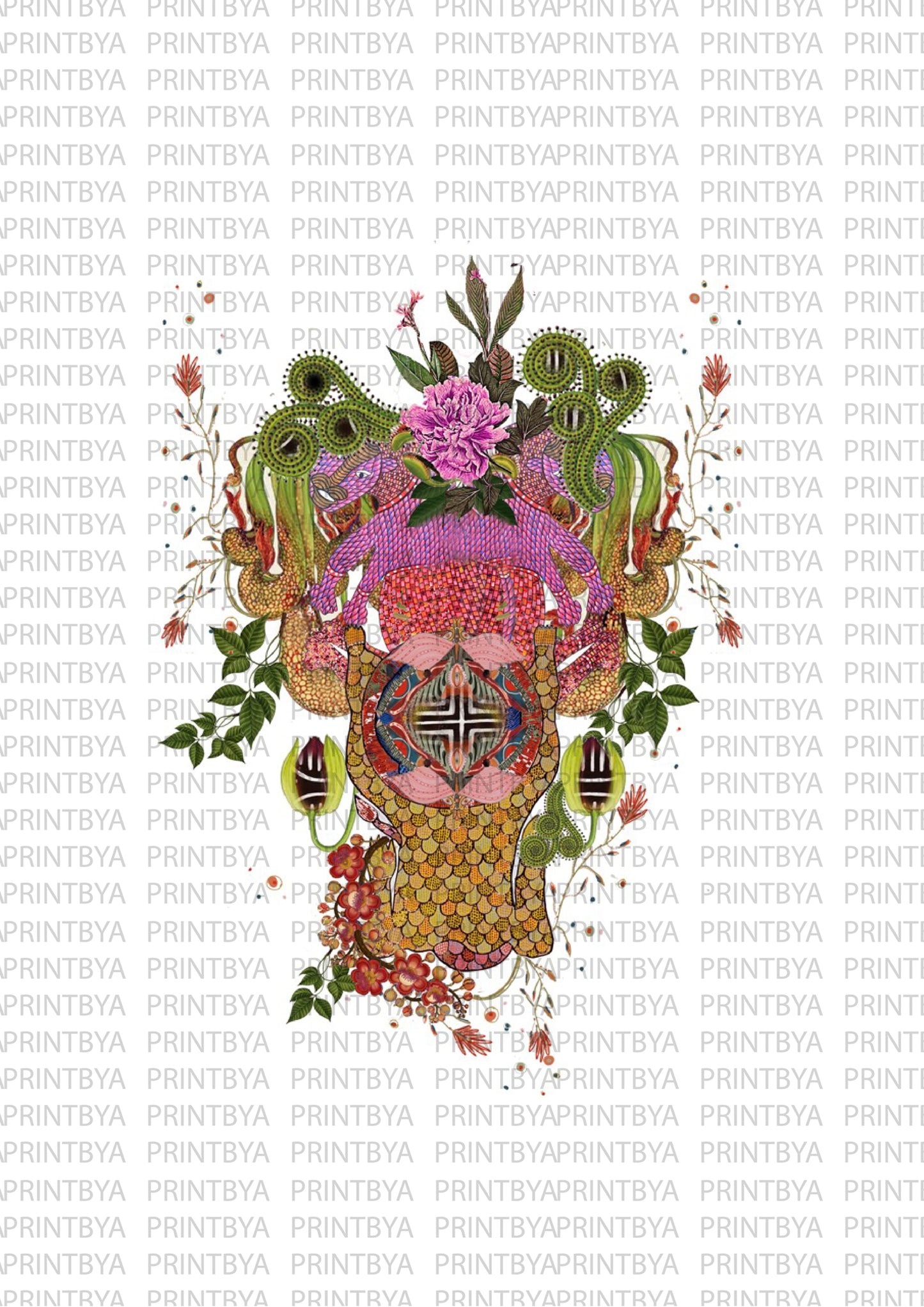 Powderlight Flora - Placement Print