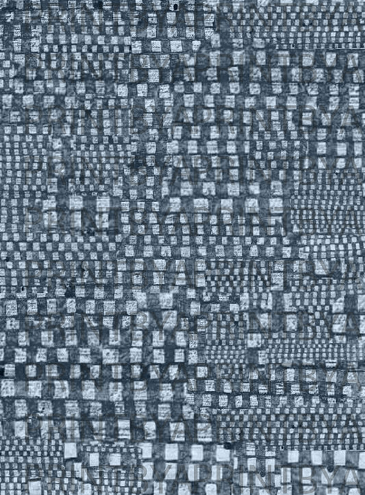 Indigo Mosaic Weave