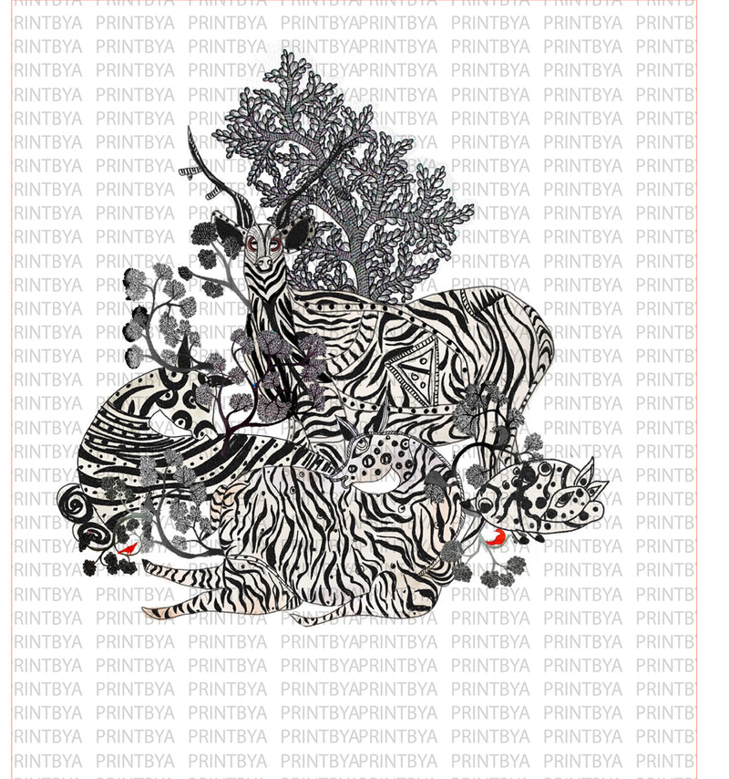 Blue Crown (Placement Print)